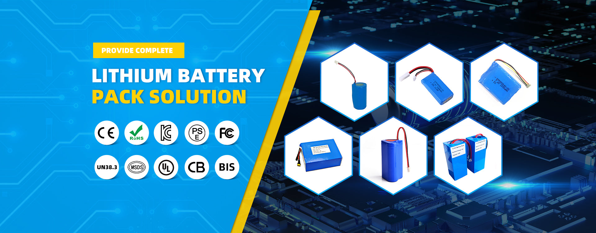 Lithium battery banner
