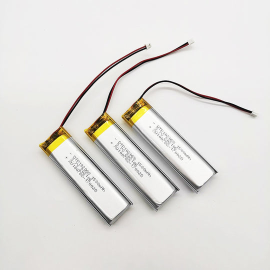 102068 1500mAh 3.7V Lithium Ion Battery (A-grade cell）
