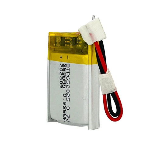 652025 250mAh 3.7V Lithium Ion Battery (A-grade cell）