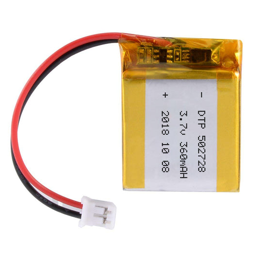 502728 500mAh 3.7V  Lithium Ion Battery (A-grade cell）