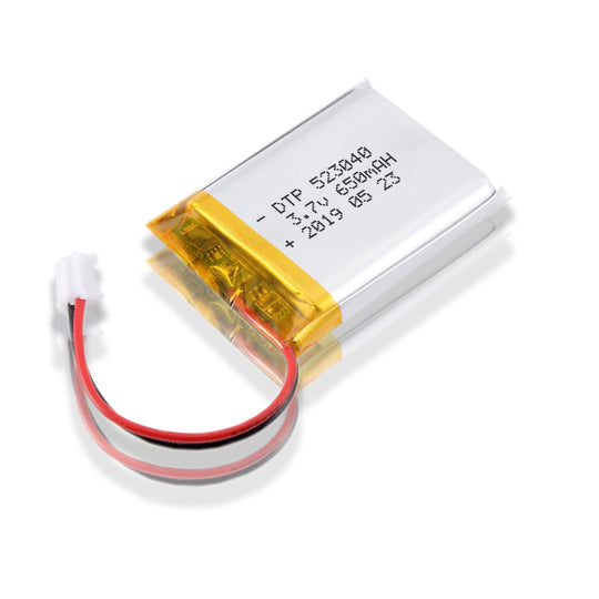 523040 650mAh 3.7V Lithium Ion Battery (A-grade cell）