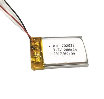 702025 280mAh 3.7V  Lithium Ion Battery (A-grade cell）