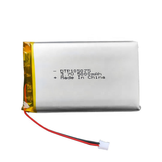 105075 5000mAh 3.7V Lithium Ion Battery (A-grade cell）
