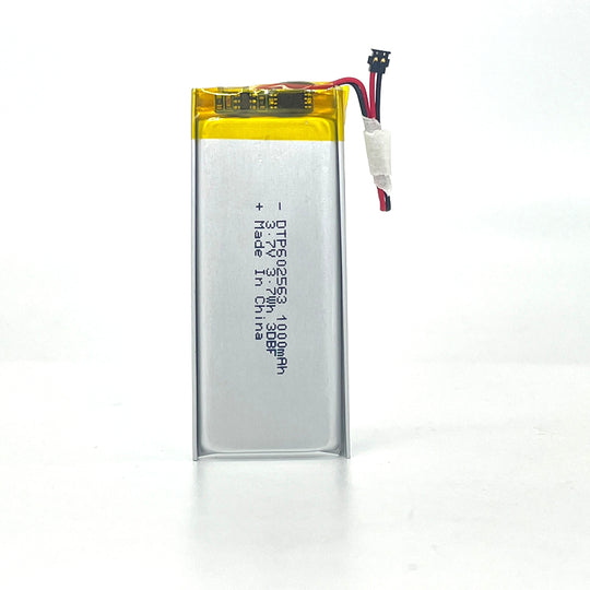 602563 1000mAh 3.7V Lithium Ion Battery (A-grade cell）