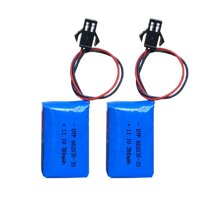 11.1V Lithium Battery Pack 602030-3S 300mah  (A-grade cell）