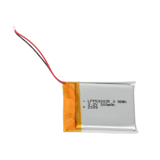 LiFePO4 3.2V Battery 503035 300mah   (A-grade cell）