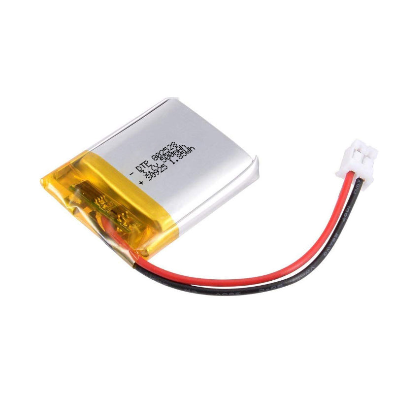 802528 500mAh 3.7V Lithium Ion Battery (A-grade cell）