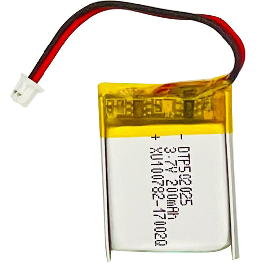 502025 200mAh 3.7V   Lithium Ion Battery (A-grade cell）