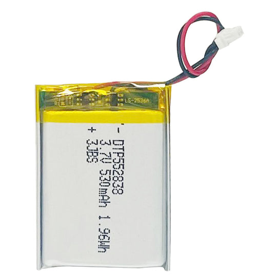 552838 530mAh 3.7V Lithium Ion Battery (A-grade cell）