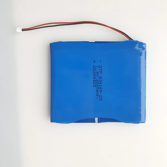 7.4V Lithium Battery Pack 634169-2S 2000mah  (A-grade cell）