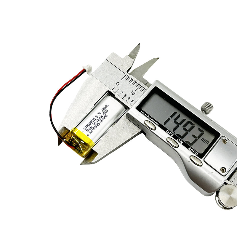 661535 350mAh 3.7V Lithium Ion Battery (A-grade cell）