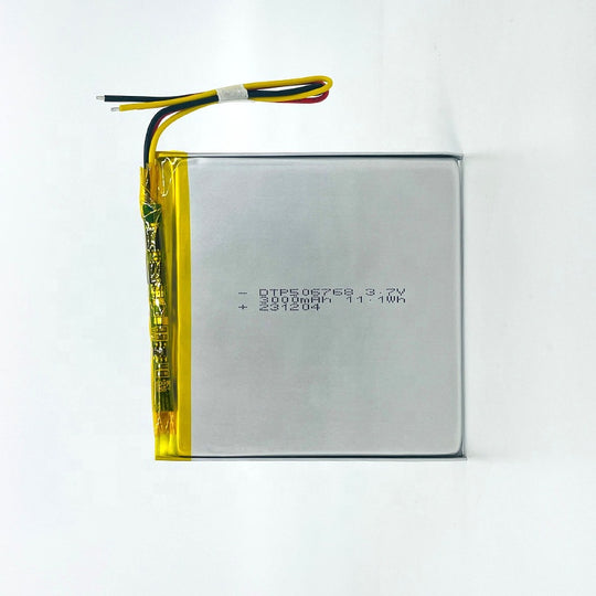 506768  3000mAh 3.7V Lithium Ion Battery (A-grade cell）