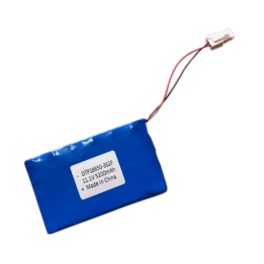 Cylindrical 18650-3S2P 11.1V  5200mah Li-ion Battery Pack (A-grade cell）