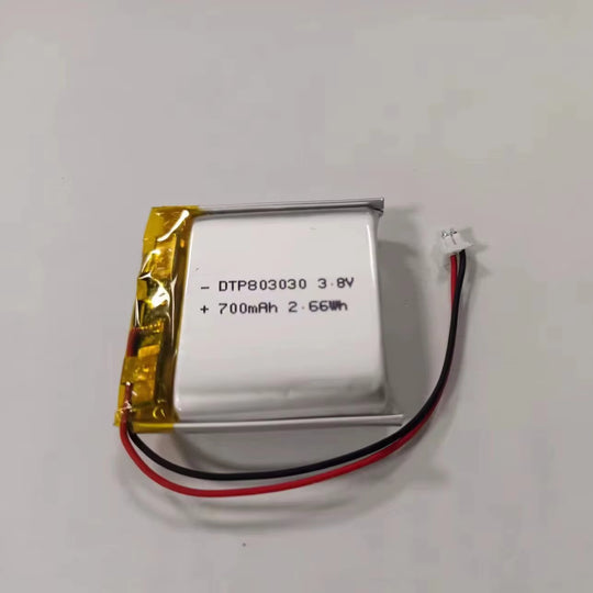 803030 700mAh 3.8V High-Voltage Lithium Ion Battery (A-grade cell）