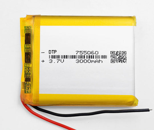 755060 3000mAh 3.7V Lithium Ion Battery (A-grade cell）