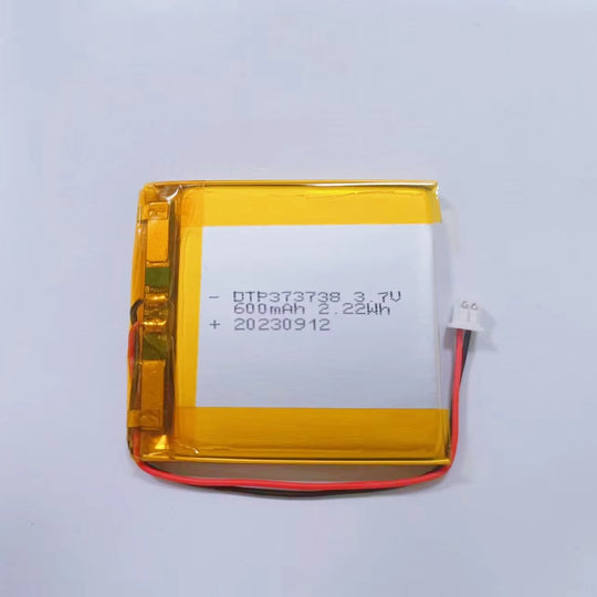 373738 600mAh 3.7V Lithium Ion Battery (A-grade cell）