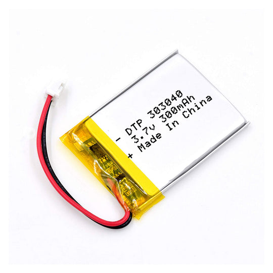303040 320mAh 3.7V  Lithium Ion Battery (A-grade cell）