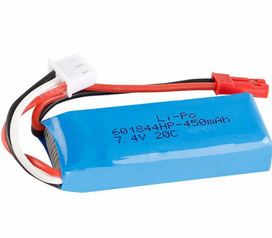 High Rate 20C-601844-2S 7.4V 450mah Lithium Battery (A-grade cell）