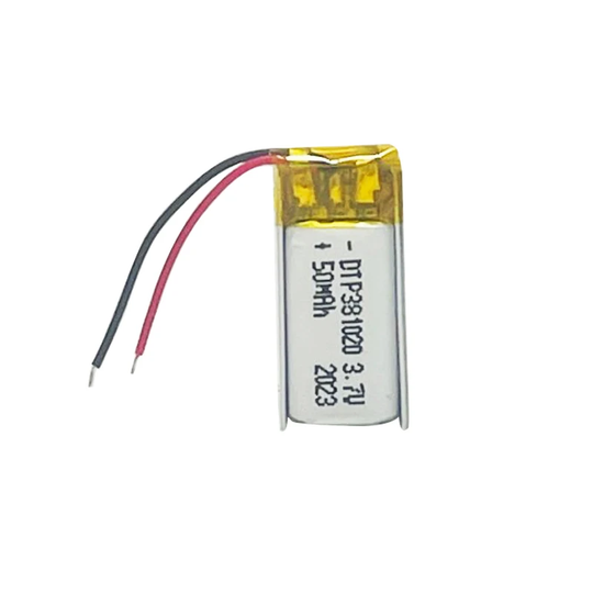 381020 50mAh 3.7V Lithium Ion Battery (A-grade cell）