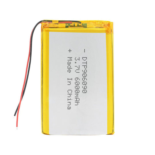906090 6000mAh 3.7V Lithium Ion Battery (A-grade cell）