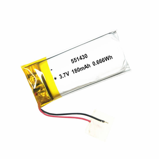 551430 180mAh 3.7V Lithium Ion Battery (A-grade cell）