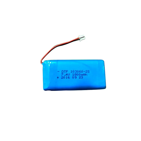 7.4V Lithium Battery Pack 103060-2S 1800mah  (A-grade cell）