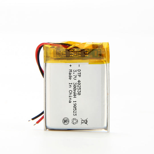 402530 300mAh 3.7V Lithium Ion Battery (A-grade cell）