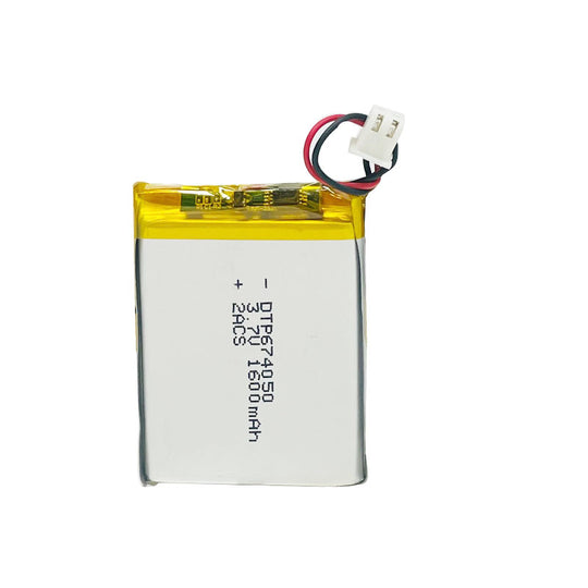 674050 1600mAh 3.7V Lithium Ion Battery (A-grade cell）