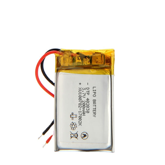 402030 200mAh 3.7V Lithium Ion Battery (A-grade cell）