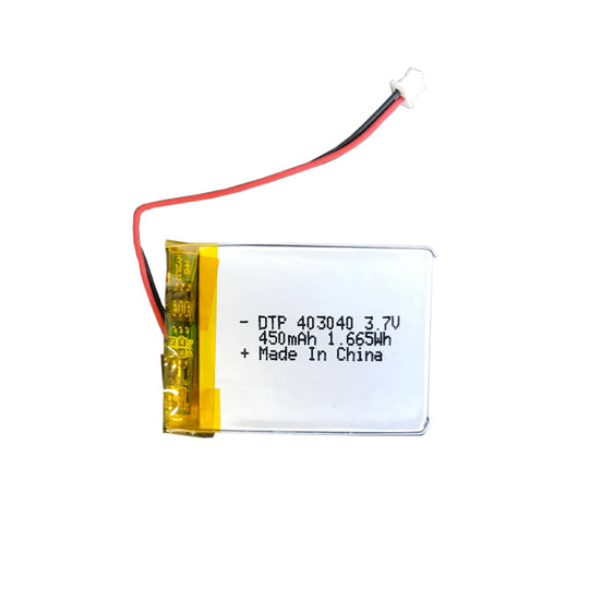 403040 450mAh  3.7V  Lithium Ion Battery (A-grade cell）
