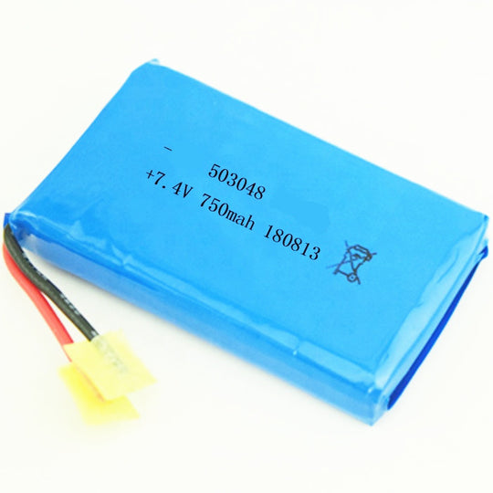 7.4V Lithium Battery Pack 503048-2S 720mah  (A-grade cell）