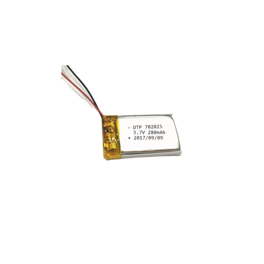 702025 280mAh 3.7V  Lithium Ion Battery (A-grade cell）