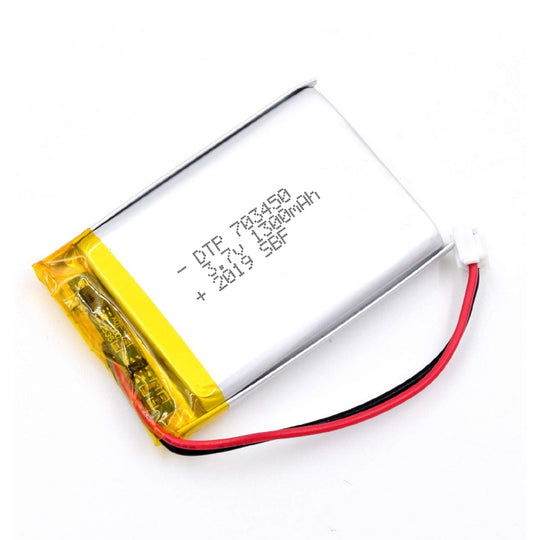 703450 1300mAh 3.7V Lithium Ion Battery (A-grade cell）