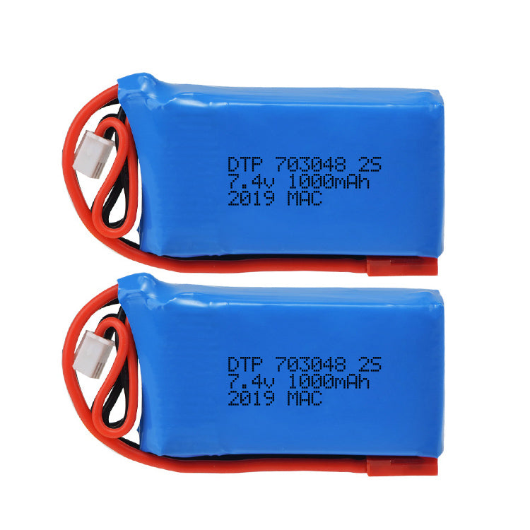 7.4V Lithium Battery Pack 703048-2S 1000mah  (A-grade cell）