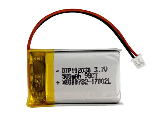 102030 500mAh 3.7V Lithium Ion Battery (A-grade cell）
