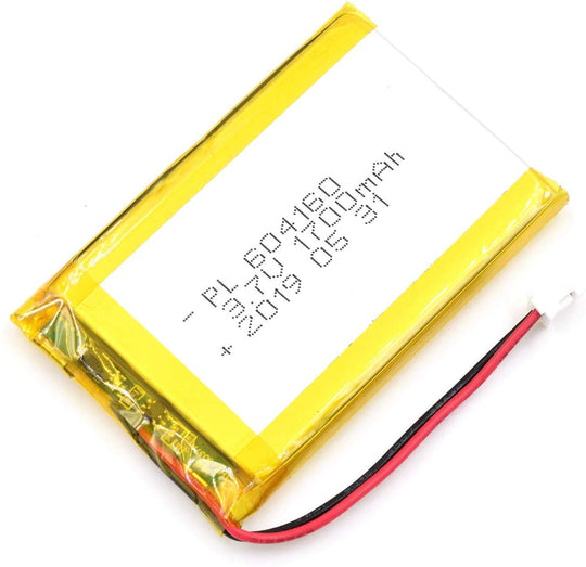 604160 1700mAh 3.7V Lithium Ion Battery (A-grade cell）