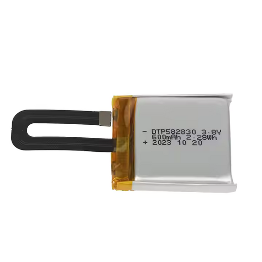 582830 600mAh 3.7V Lithium Ion Battery (A-grade cell）
