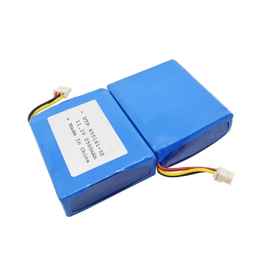 11.1V Lithium Battery Pack 655161-3S 2500mah  (A-grade cell）