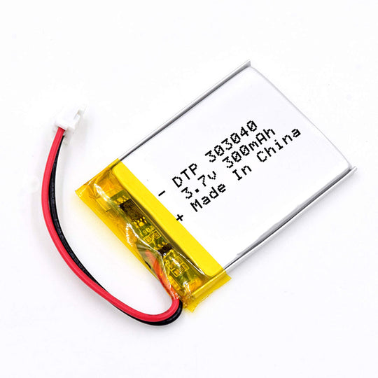 303040 320mAh 3.7V  Lithium Ion Battery (A-grade cell）