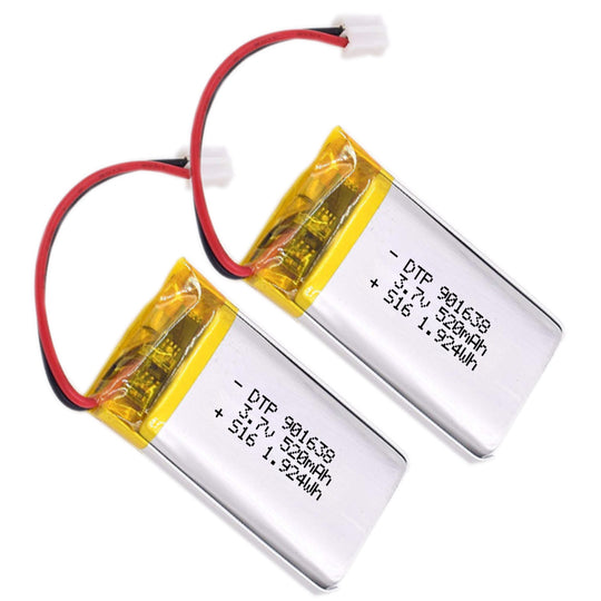 901638 520mAh 3.7V Lithium Ion Battery (A-grade cell）