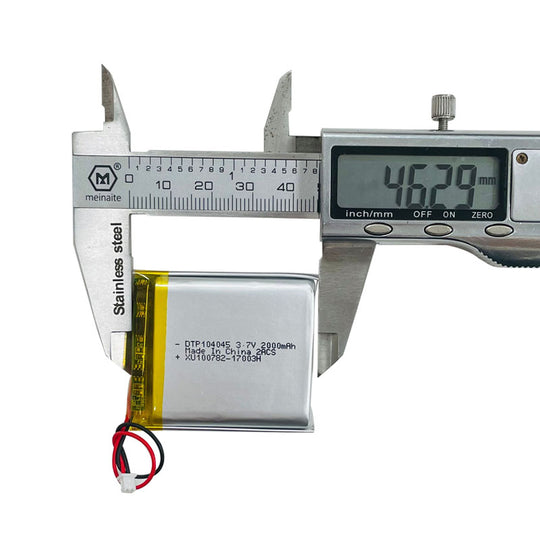 104045 2000mAh 3.7V Lithium Ion Battery (A-grade cell）