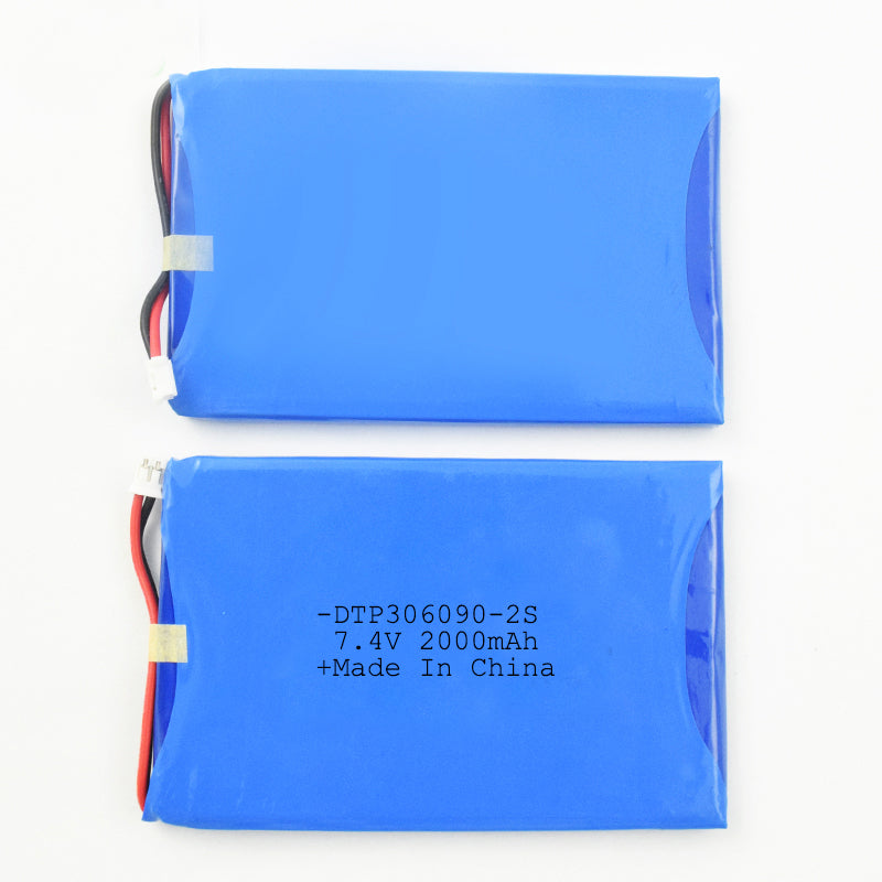 7.4V Lithium Battery Pack 306090-2S 2000mah  (A-grade cell）