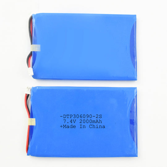 7.4V Lithium Battery Pack 306090-2S 2000mah  (A-grade cell）