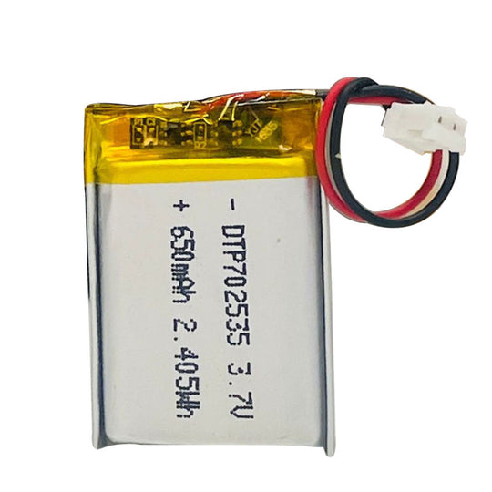 702535 750mAh 3.7V Lithium Ion Battery (A-grade cell）