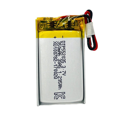 552035 350mAh 3.7V Lithium Ion Battery (A-grade cell）
