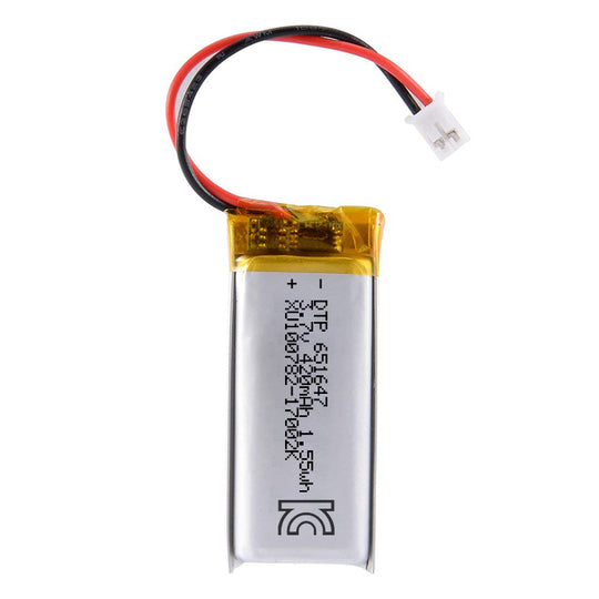 651647 420mAh 3.7V Lithium Ion Battery (A-grade cell）