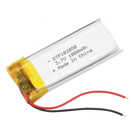 102050 1000mAh 3.7V   Lithium Ion Battery (A-grade cell）