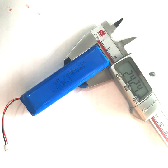 7.4V Lithium Battery Pack 102487-2S 2500mah  (A-grade cell）