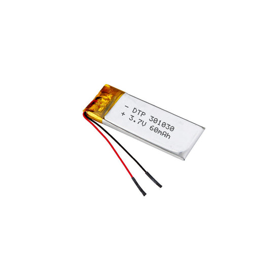 301030 60mAh 3.7V   Lithium Ion Battery (A-grade cell）