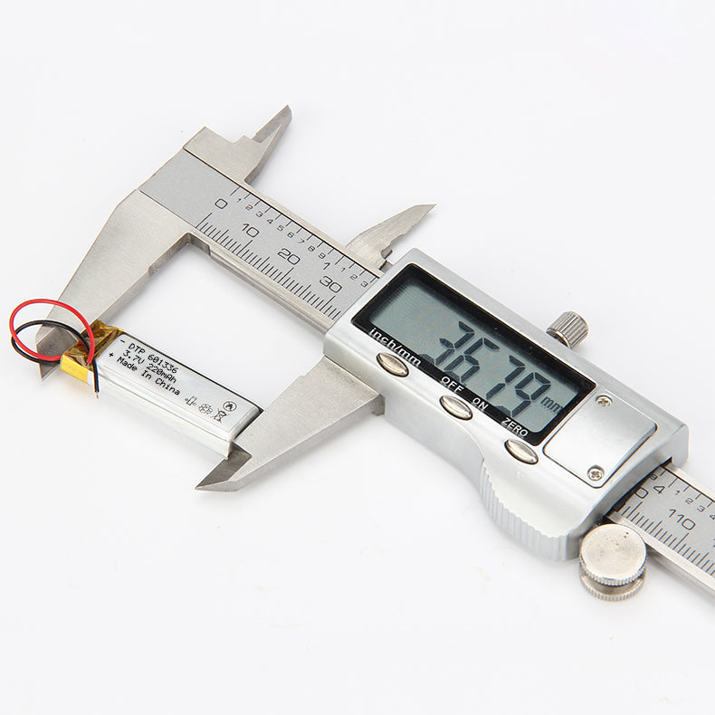 601336 220mAh 3.7V Lithium Ion Battery (A-grade cell）